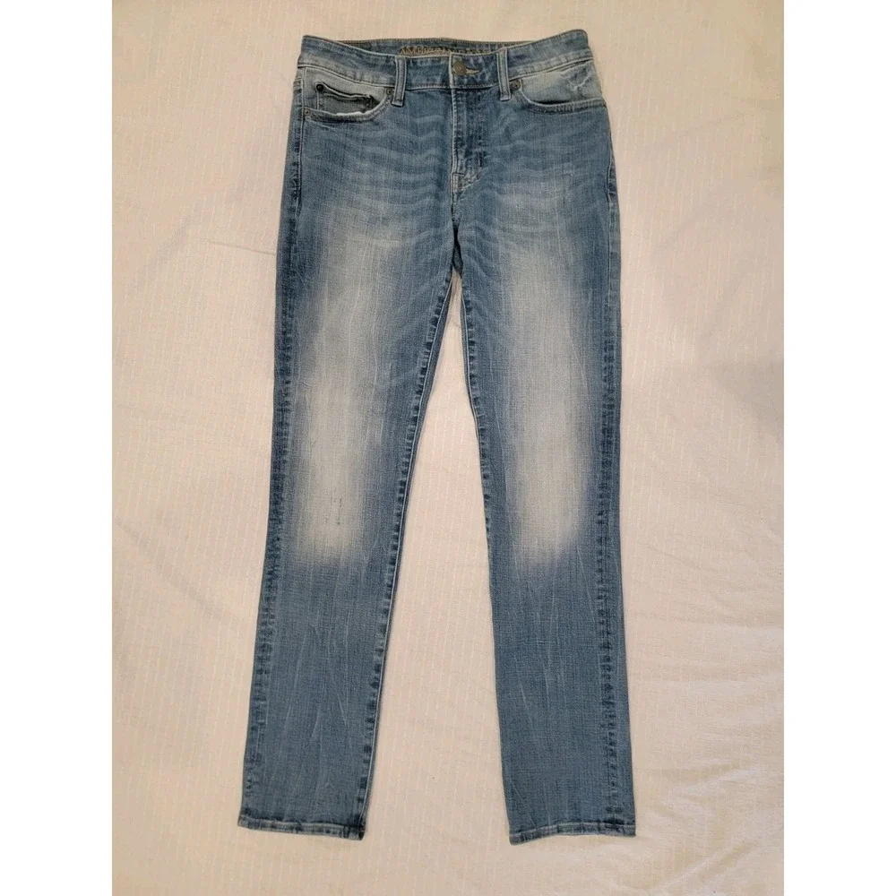 American Eagle Extreme Flex 4 jeans: Slim fit,‎ Medium Wash, EUC Men's 30x32
